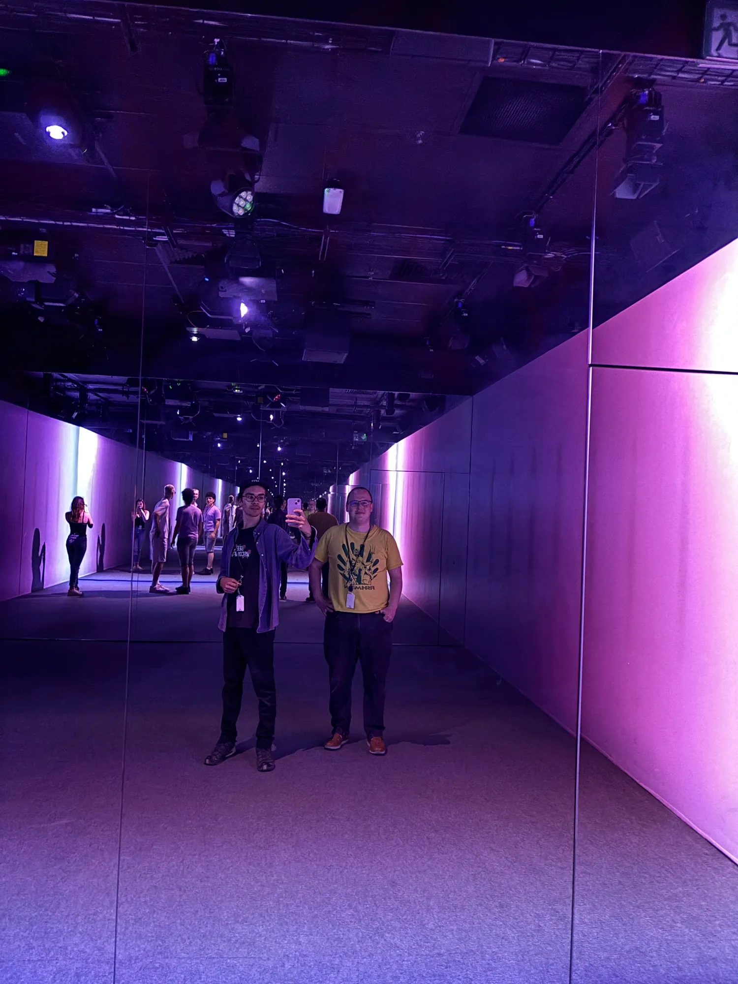 Michael and Zéphir together at TOI.